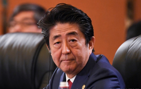 ▲아베 신조 일본 총리