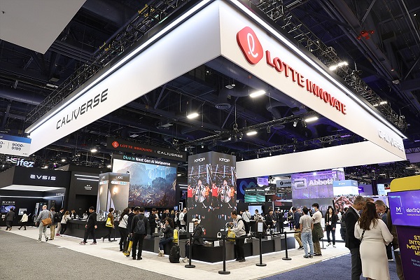 ▲롯데이노베이트 CES 2025 부스